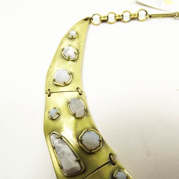 KENDRA SCOTT Mira Antique Gold Mosaic Necklace